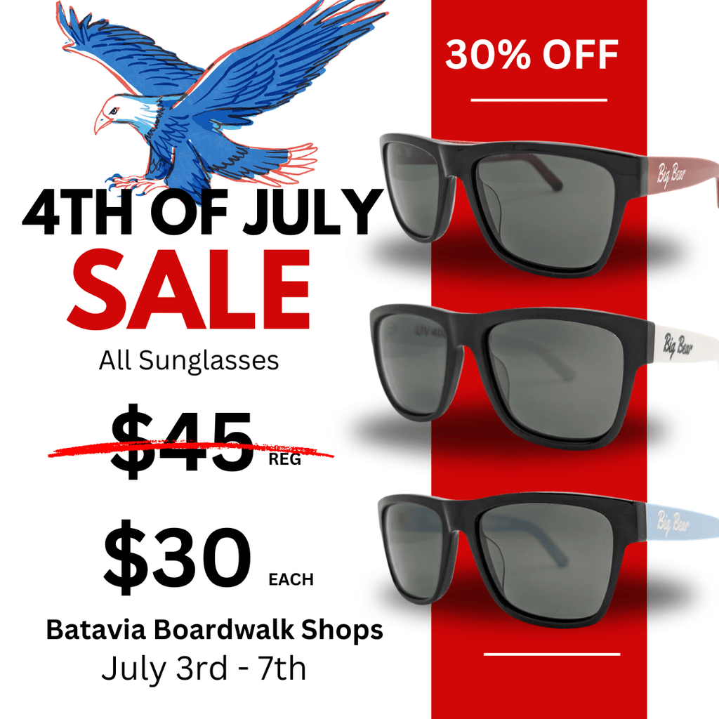July 4th 30% all Sunglasses Sale!
