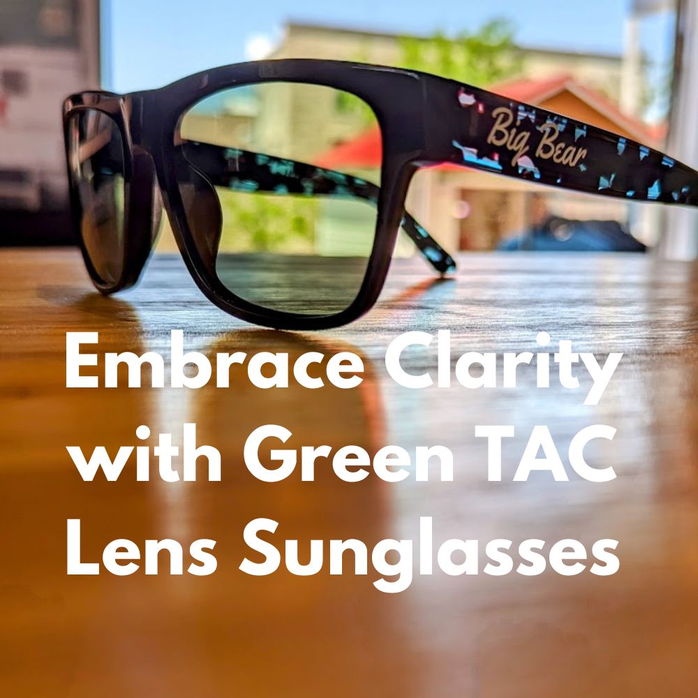 Embrace Clarity with Green TAC Lens Sunglasses