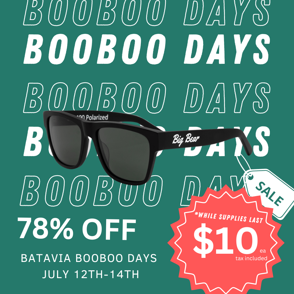Boo Boo Days Sale in Batavia: Sunglasses Sale for Just $10!
